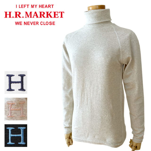 HOLLYWOOD RANCH MARKET ストレッチフライス タートルネック ロングスリーブ Tシャツ ユニセックス (2023)【1004666】