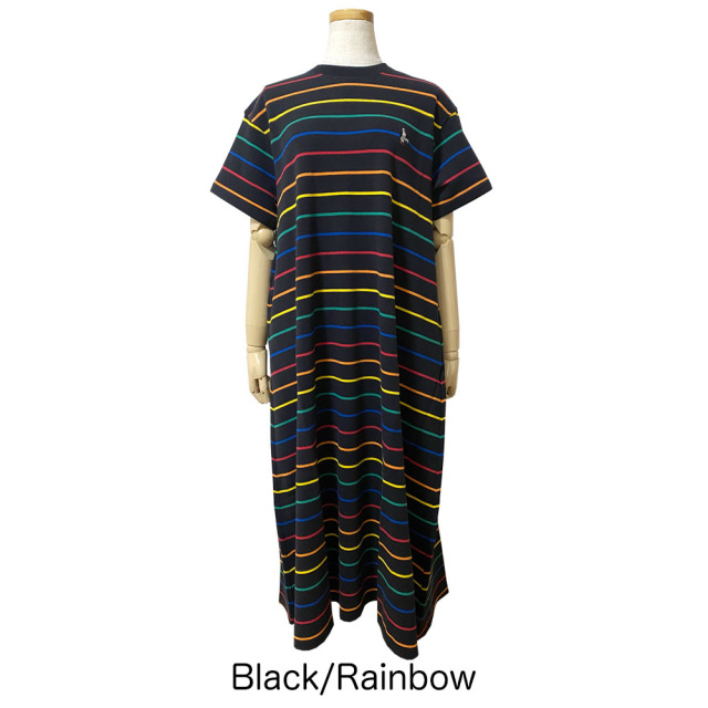 CHUMS チャムス Booby Pique Crew Long Dress ブービーピケ