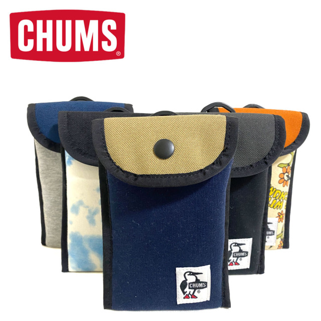 CHUMS Long Snap Case Sweat Nylon/ロングスナップケーススウェットナイロン 【CH60-3462】