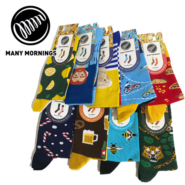 MANY MORNINGS Regular Socks/レギュラーソックス
