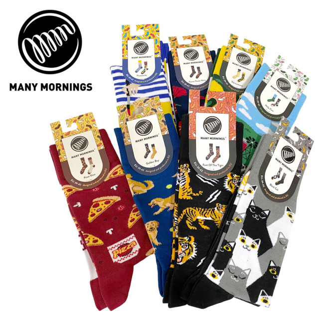 MANY MORNINGS Regular Socks Unisex / レギュラーソックス