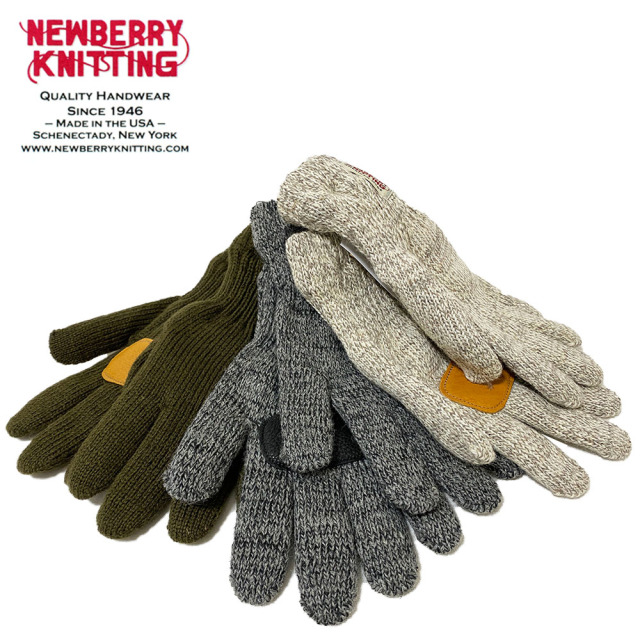 NEWBERRY KNITTING Lined Rag Wool Glove (メンズ・レディース) 【LM332PX-LD/M332PX-LD】