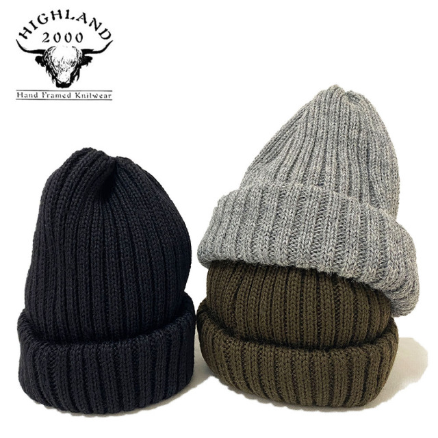 HIGHLAND 2000 British Wool 2×1 Bobbycap Unisex 【HL-0019】