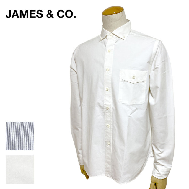 JAMES&CO. Pujol STANDARD SHIRTS/プジョル スタンダードシャツ Men's 【JS8011】