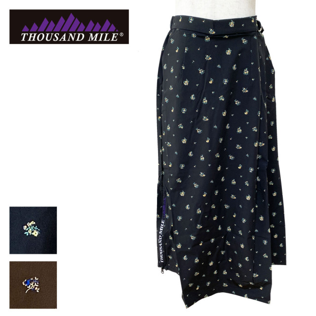 THOUSAND MILE サウザンドマイル WRAPPED SKIRT ラップスカート レディース TM261QP00082