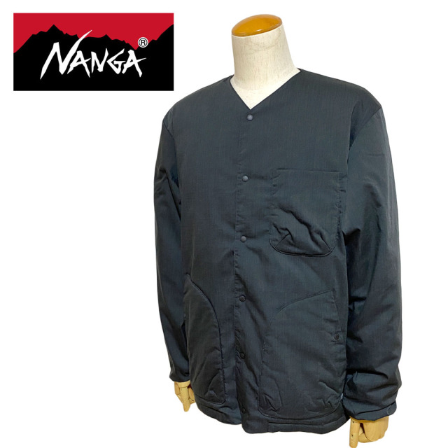 NANGA TAKIBI RIPSTOP INNER DOWN CARDIGAN / タキビリップストップインナーダウンカーディガン Men's 【N1RI】
