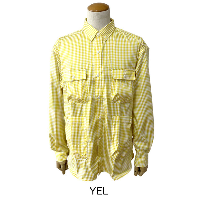 NANGA ナンガ GINGHAM CHECK CAMP SHIRT ギンガムチェック キャンプ