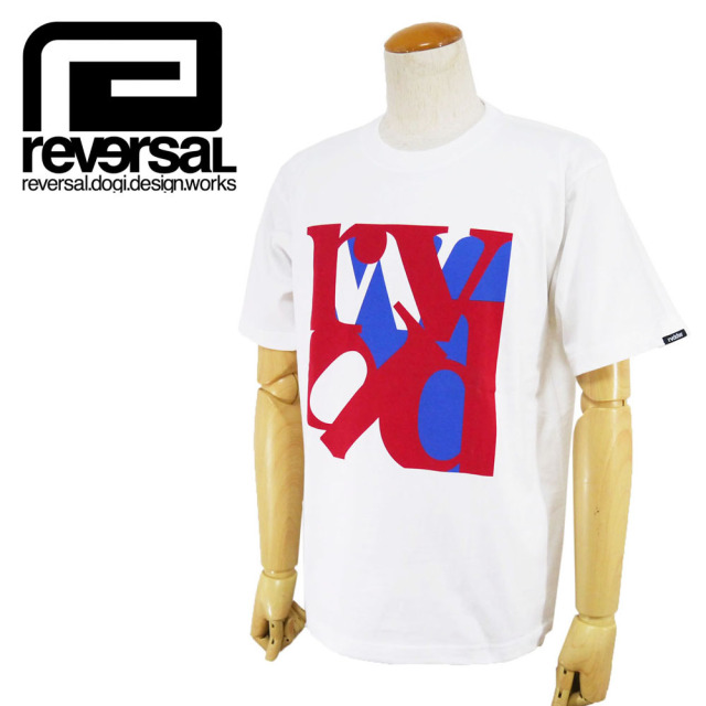 reversal BLOCK rvddw COTTON TEE Men's 【rv21ss005】