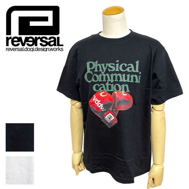 reversal PHYSICAL COMMUNICATION COTTON TEE Men's 【rv23ss057】