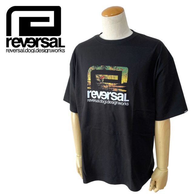 reversal リバーサル RESORT BIG MARK OVER SIZE COTTON TEE メンズ rv24ss003