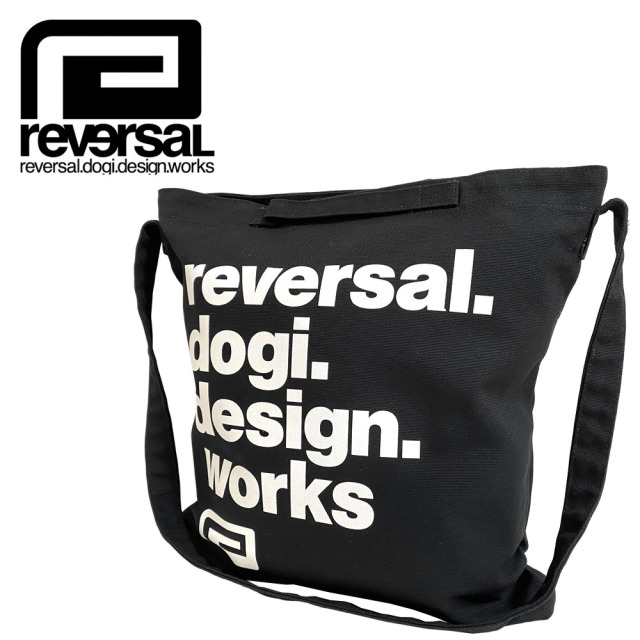 reversal LETTERED SHOULDER TOTE BAG 【rv23ss711】