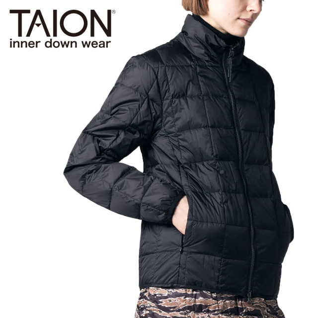TAION タイオン ベーシック ハイネックWジップ インナーダウンジャケット メンズ レディース ユニセックス 102WZ インナーダウン