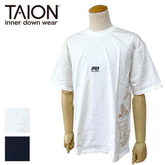 TAION タイオン ジャパンスペシャル ストレージ ジャパンエンブロイダリー Tシャツ メンズ TS01JS-PR03