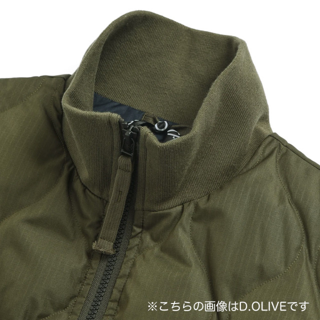 TAION タイオン ミリタリー リブ ハイネック Wジップ ダウンジャケット