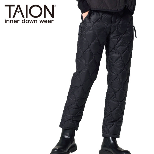 TAION タイオン ミリタリー ナロー ダウンパンツ ソフトシェル メンズ ユニセックス 130LSTDML-1