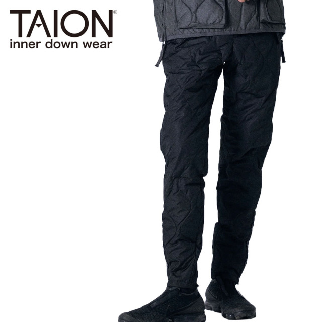 TAION タイオン ミリタリー ボタンスリット ダウンパンツ メンズ ユニセックス 133BML-1