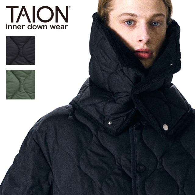 TAION ミリタリー リバーシブル ダウンネックウォーマー Unisex 【R203ML-1】