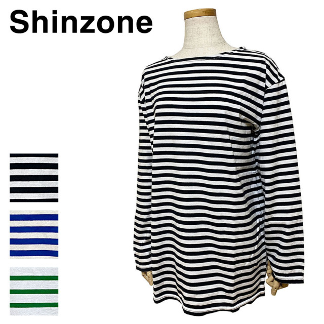 Shinzone MARINE BORDER TEE Lady's 【19SMSCU93】