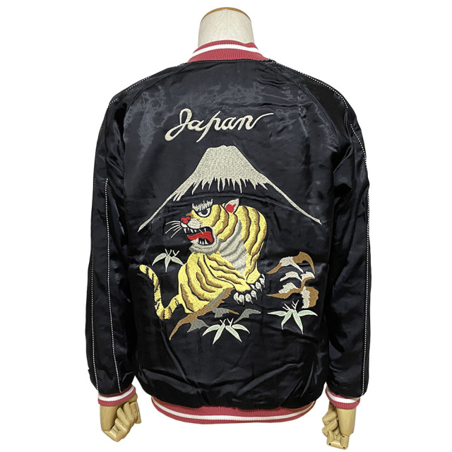 【HOUSTON】レーヨン　スーベニア ジャケット (TIGER) HOUSTON TIGER PRINT RAYON SOUVENIR JACKET/タイガープリント