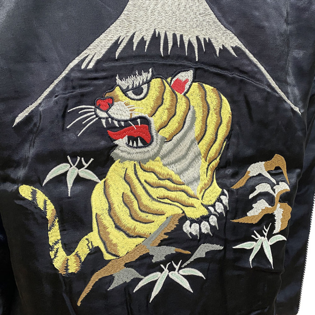 HOUSTON TIGER PRINT RAYON SOUVENIR JACKET/タイガープリント