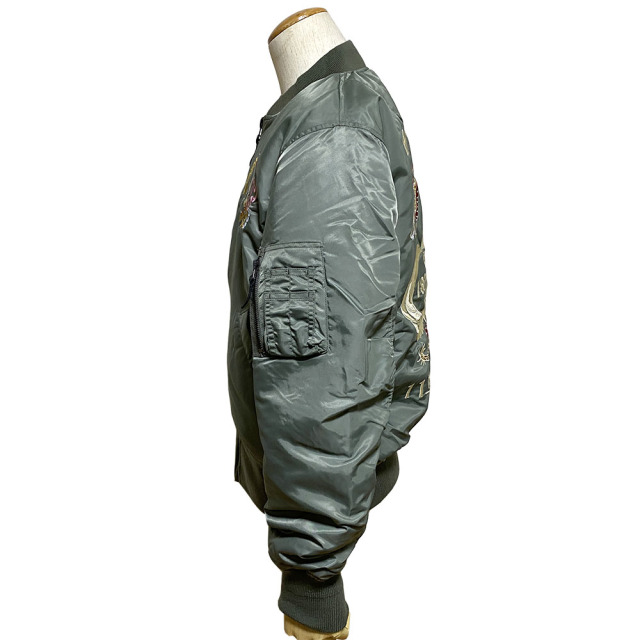 HOUSTON EMBROIDERY MA-1 (AIRBORNE)/刺繍MA-1(空挺師団) Men's