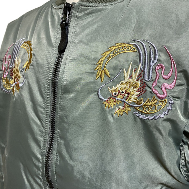 HOUSTON EMBROIDERY MA-1 (AIRBORNE)/刺繍MA-1(空挺師団) Men
