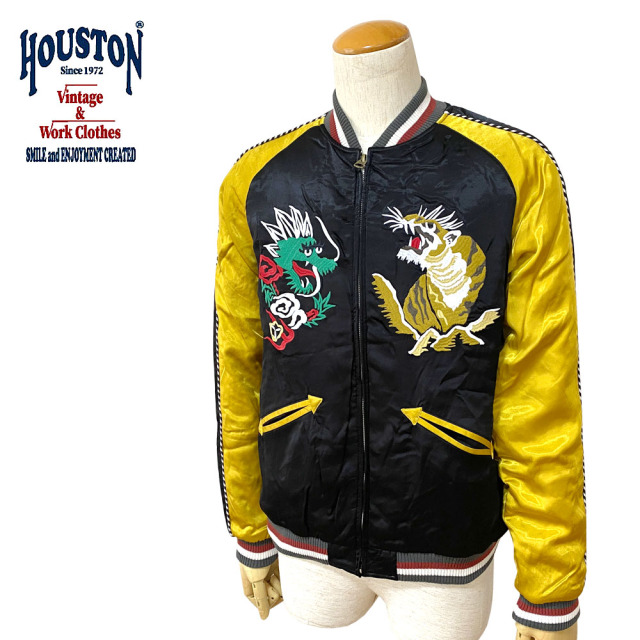 HOUSTON ヒューストン RAYON SOUVENIR JACKET (MAP) メンズ 51395