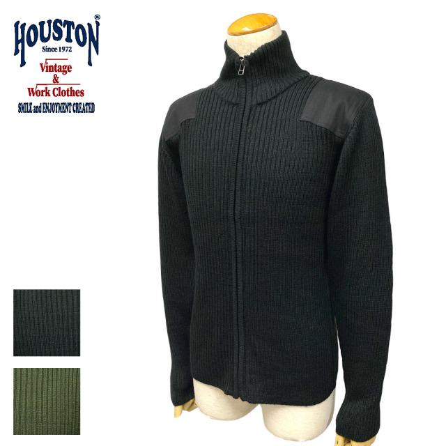 HOUSTON COMMAND ZIP SWEATER / コマンドジップセーター Men's 【2510】