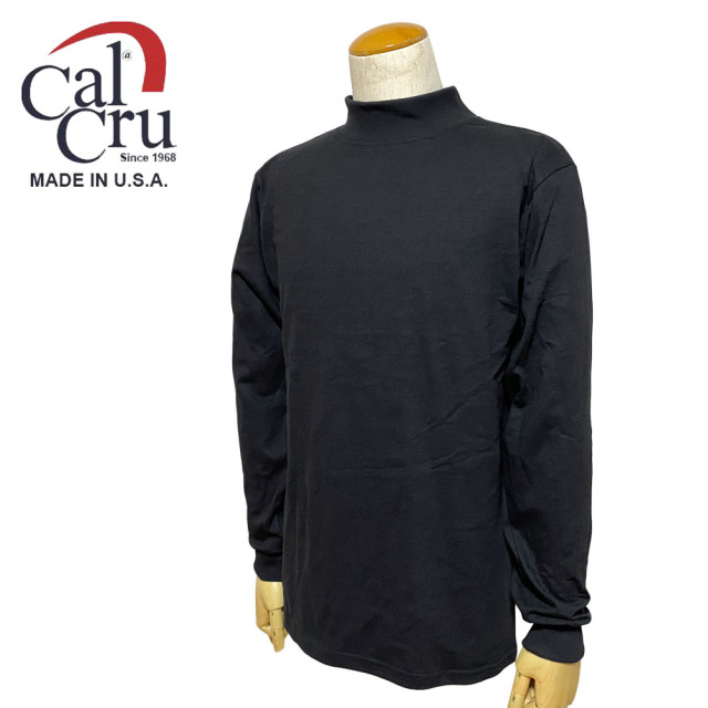 CalCru SUPER HEAVYWEIGHT L/S モックネックTシャツ Men's 【CLCR-12LM】