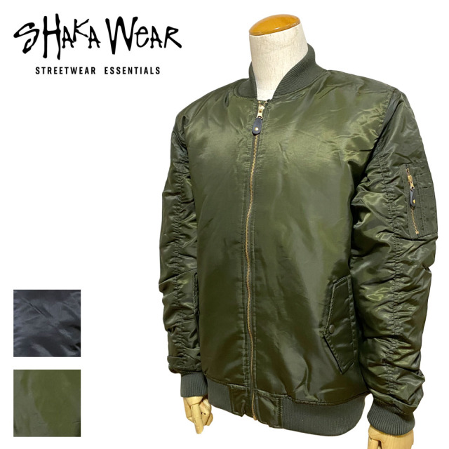 SHAKA WEAR NYLON BOMBER JACKET Men's 【SW2032】