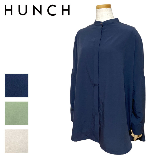 HUNCH ドルマン オーバーシャツ チュニック Lady's 【WLN4299】