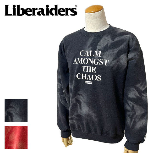 Liberaiders リベレイダース LR SLOGAN CREWNECK メンズ 703052401