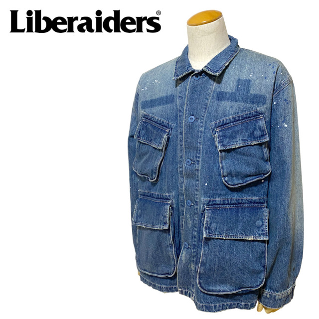 Liberaiders リベレイダース DENIM COMBAT JACKET メンズ 770102503