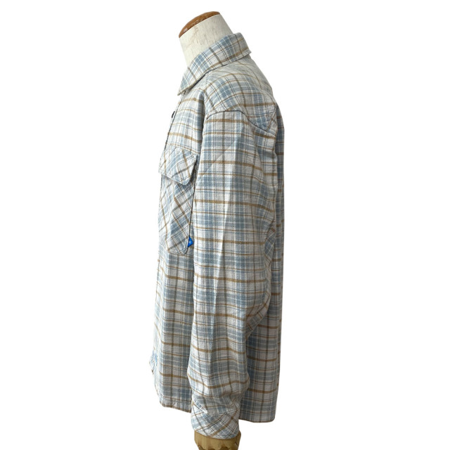 Liberaiders リベレイダース GARMENT WASHED PLAID SHIRT メンズ