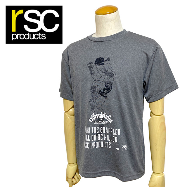 刃牙博　オリバ　限定Tシャツ　Tシャツ　刃牙　グラップラー rsc products RSC×BAKI コラボ DRY Tシャツ Men's (グラップラー刃牙