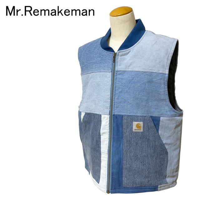 Mr.Remakeman Used Denim Remake Vest Men's 【2308657】