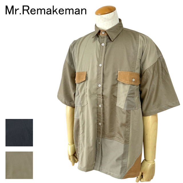 Mr.Remakeman ミスターリメイクマン PW Wide Shirt メンズ 2402651