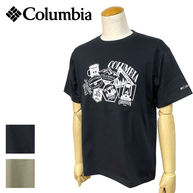 Columbia Yahara Forest S/S Tee/ヤハラフォレスト ショートスリーブTシャツ Men's 【PM0681】