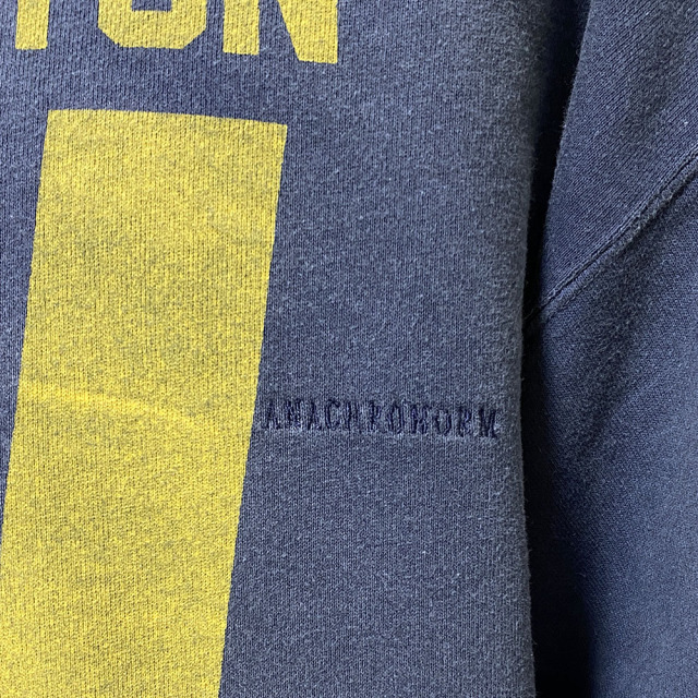 ANACHRONORM W PRINT CUT-OFF SWEAT PARKA Men's 【AN244