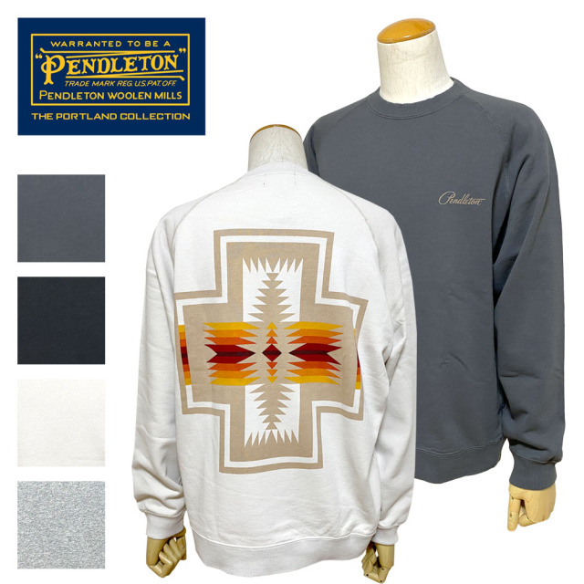 PENDLETON Back Print Sweat Unisex / バックプリントスウェット 【3475-3006】