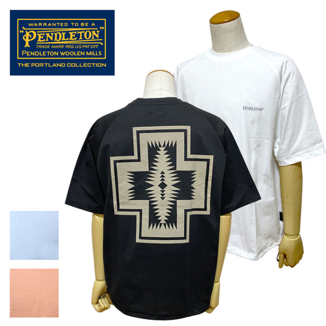 PENDLETON ペンドルトン Back Print S/S Tee CALCULO×SOLOTEX バックプリントTシャツ メンズ 5275-0010
