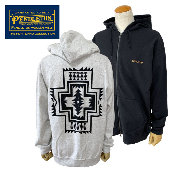 PENDLETON ペンドルトン Back Print Zip Up Hoodie バックプリント ジップアップ フーディー メンズ ユニセックス