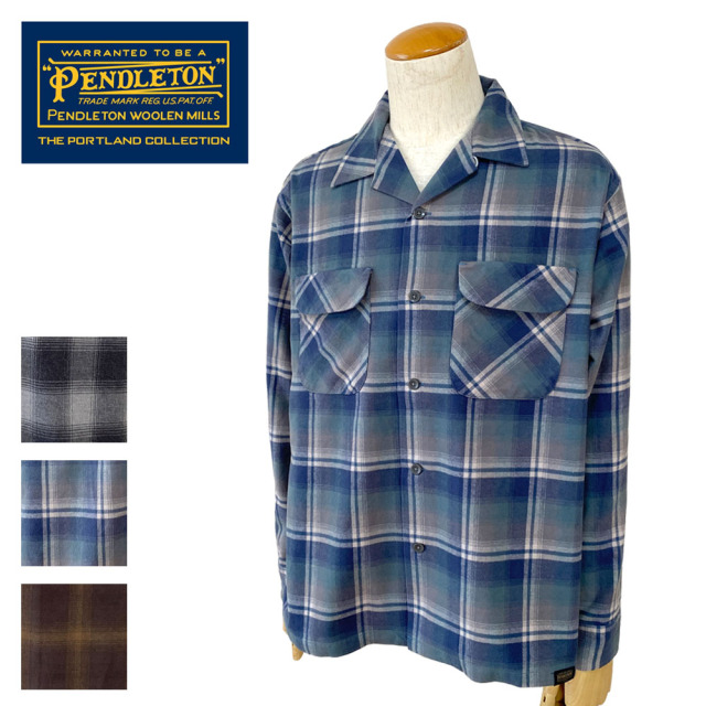 PENDLETON ペンドルトン Open Collar Shirt オープンカラーシャツ メンズ ユニセックス 54751000