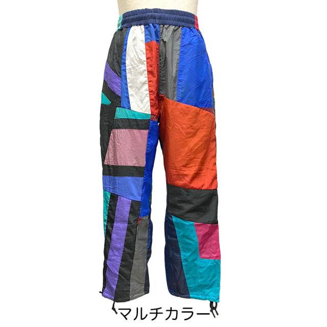 HOSU パッチワークナイロンパンツ (ヴィンテージリメイク) Men's【103