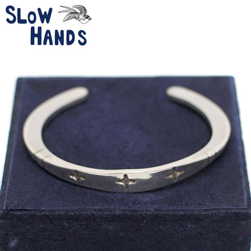 Slow Hands クロスナローバングル【BR-4】