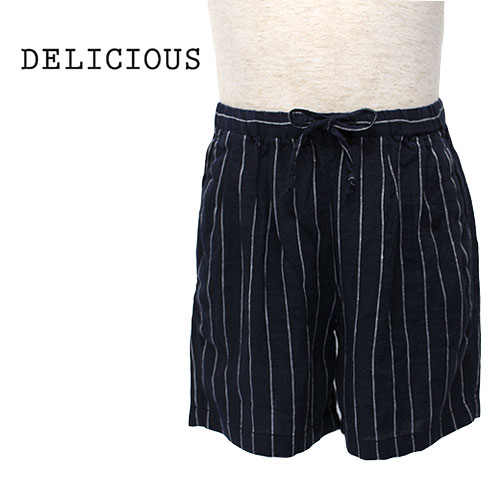 DELICIOUS Linen Easy Shorts Men's【DP3619-171】