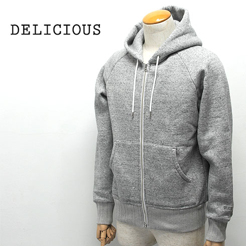 DELICIOUS スウェットZIPパーカー Men's 【DC7392-171】