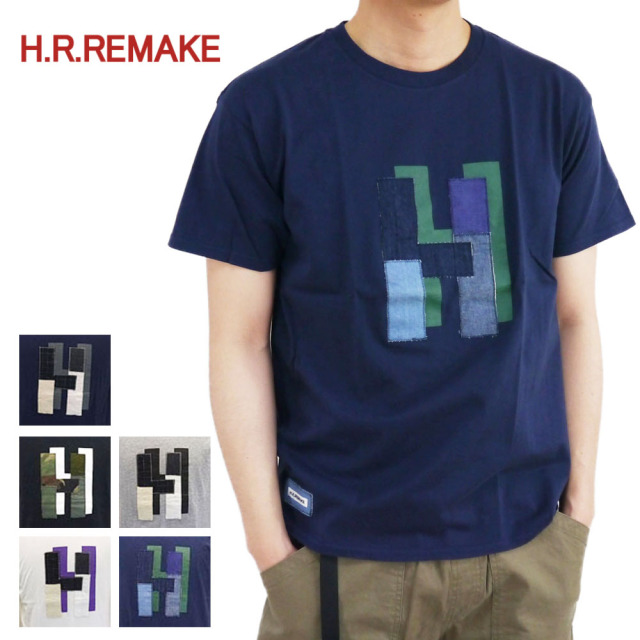 H.R.REMAKE シャドー Hパッチ Tシャツ Men's 【700082799】