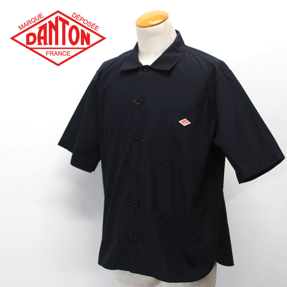 DANTON コットンポプリン ワイドシャツ Men's【JD-3609 MSA】