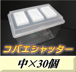 送料無料！コバエシャッター 中 飼育ケース 30個